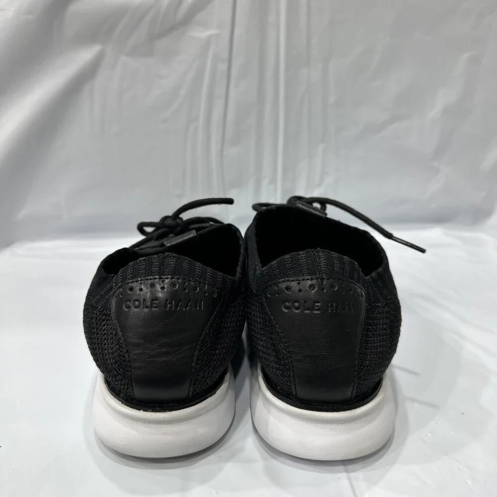 Cole Haan 2.Zerogrand C25259 Oxford Men's US 9 Black Knit Formal Shoes EBS1168